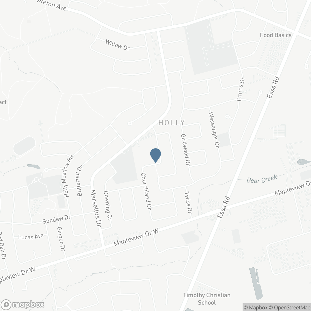 36 CHURCHLAND DRIVE, Barrie, Ontario L4N 8P9